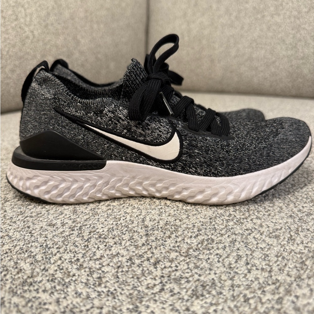 Nike Epic React Kids Sneakers - Black and White